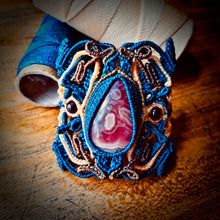 Load image into Gallery viewer, Rhodochrosite bracelet (unique design)