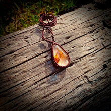 Load image into Gallery viewer, Hematoid quartz necklace