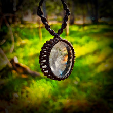 Load image into Gallery viewer, Negative quartz necklace