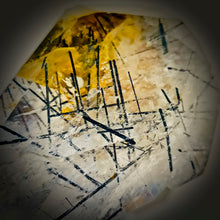 Load image into Gallery viewer, Quartz with black tourmaline and mud inclusions