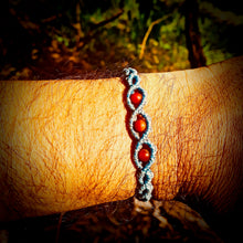 Load image into Gallery viewer, Carnelian beads bracelet