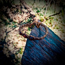 Load image into Gallery viewer, Red tiger eye beads bracelet
