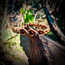Load image into Gallery viewer, Red tiger eye beads bracelet