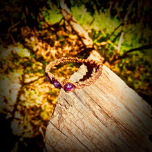 Load image into Gallery viewer, Amethyst beads bracelet