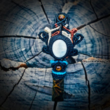 Load image into Gallery viewer, White labradorite and stramatolite pendant (unique design)