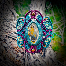 Load image into Gallery viewer, Hematoid quartz with dendrite (unique design)