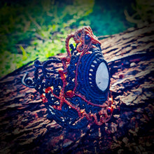 Load image into Gallery viewer, White labradorite or moonstone bracelet (unique design)