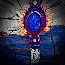 Load image into Gallery viewer, Lepidolite and dalmatian jasper pendant (unique design)