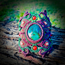 Load image into Gallery viewer, Chrysocolla bracelet (unique design)
