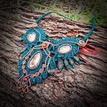 Load image into Gallery viewer, Copper rutilated quartz necklace (unique design)