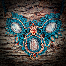 Load image into Gallery viewer, Copper rutilated quartz necklace (unique design)