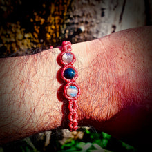 Load image into Gallery viewer, Moss agate beads bracelet