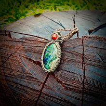 Load image into Gallery viewer, Azurite with malachite necklace