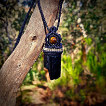 Load image into Gallery viewer, Black tourmaline necklace