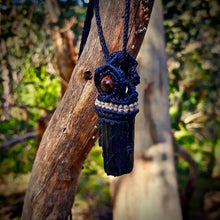 Load image into Gallery viewer, Black tourmaline necklace