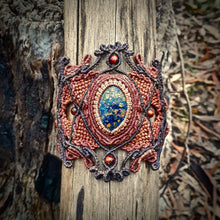 Load image into Gallery viewer, Azurite with malachite bracelet (unique design)