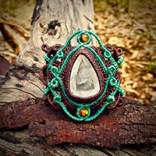 Load image into Gallery viewer, Negative quartz bracelet (unique design)