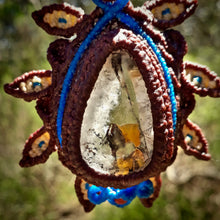 Load image into Gallery viewer, Hematoid quartz with dendrite pendant