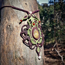 Load image into Gallery viewer, Rutilated quartz necklace (unique design)