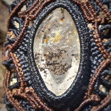 Load image into Gallery viewer, Hematoid quartz with dendrite bracelet (unique design)