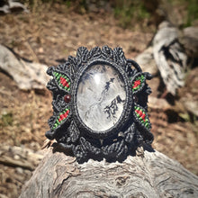 Load image into Gallery viewer, Hematoid quartz with dendrite (unique design)