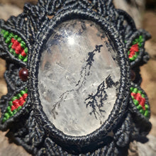 Load image into Gallery viewer, Hematoid quartz with dendrite (unique design)