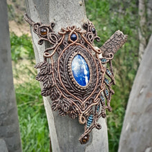 Load image into Gallery viewer, Lapis lazuli necklace (unique design)