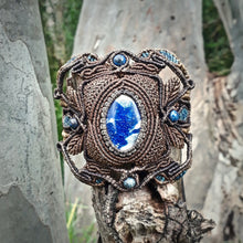 Load image into Gallery viewer, Lapis lazuli bracelet (unique design)