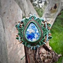 Load image into Gallery viewer, Lapis lazuli bracelet (unique design)