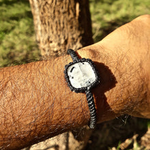 Load image into Gallery viewer, White labradorite or moonstone bracelet