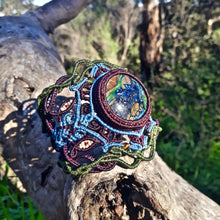 Load image into Gallery viewer, Azurite with malachite bracelet (unique design)