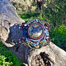 Load image into Gallery viewer, Azurite with malachite bracelet (unique design)