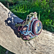 Load image into Gallery viewer, Azurite with malachite bracelet (unique design)