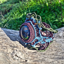 Load image into Gallery viewer, Azurite with malachite bracelet (unique design)
