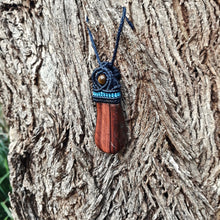 Load image into Gallery viewer, Red tiger's eye necklace