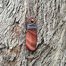 Load image into Gallery viewer, Red tiger's eye necklace