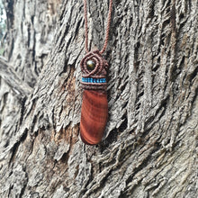 Load image into Gallery viewer, Red tiger's eye necklace
