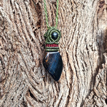 Load image into Gallery viewer, Black tiger's eye necklace