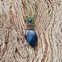 Load image into Gallery viewer, Black tiger's eye necklace
