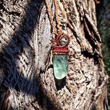Load image into Gallery viewer, Green fluorite necklace