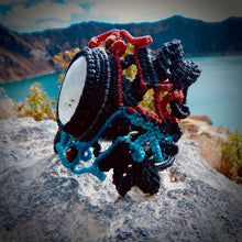 Load image into Gallery viewer, White labradorite or moonstone bracelet (unique design)