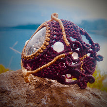 Load image into Gallery viewer, Tourmalinated quartz bracelet (unique design)