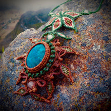 Load image into Gallery viewer, Chrysocolla necklace (unique design)