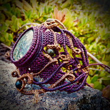 Load image into Gallery viewer, Ruby-zoisite bracelet (unique design)