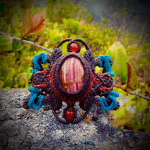 Load image into Gallery viewer, Rhodochrosite bracelet (unique design)