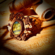 Load image into Gallery viewer, Green tourmaline bracelet (unique design)
