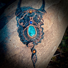 Load image into Gallery viewer, Chrysocolla necklace (unique design)
