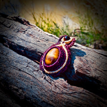 Load image into Gallery viewer, Tiger eye pendant
