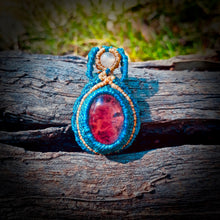 Load image into Gallery viewer, Cherry quartz pendant
