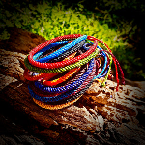 Peruvian knot bracelets